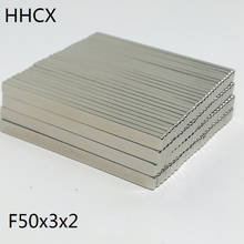 5 10 20 50PCS/LOT Magnet 50*3*2 N35 Strong Rare Earth NdFeB Magnet 50x3x2 Neodymium Magnets 50 x 3 x 2 2024 - buy cheap