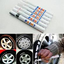 12 Colors Waterproof Car Tyre Tire Tread Rubber Metal Permanent Paint Marker Pen Car Paint Tools 2024 - buy cheap