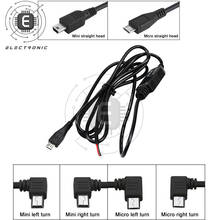 Conversor de tensão para cotovelo, mini cabo usb de 12v para 5v 1m para conversão de tensão de cotovelo reto 2024 - compre barato