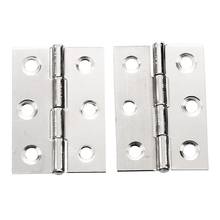2pcs Stainless Steel 2 Inch 4.4x3.1cm Cabinet Door Hinges Hardware 2024 - buy cheap