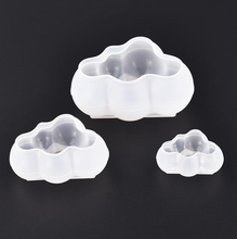 Molde de silicona con forma de nube 3D, moldes de fundición de resina, moldes de vela de jabón para manualidades de cristal de resina epoxi DIY, decoraciones hechas a mano 2024 - compra barato