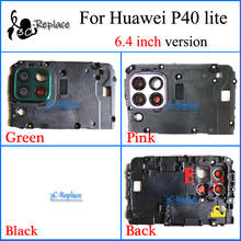 Marco medio con lente de cámara para Huawei, carcasa de 6,4 pulgadas, Original, para Huawei P40 lite, P40lite, JNY-L21A, JNY-L21, JNY-L22 2024 - compra barato