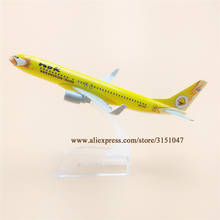 16cm Air Thailand Thai Yellow NOK B737 Boeing 737 Airways Airlines Metal Alloy Airplane Model Plane Diecast Aircraft 2024 - buy cheap