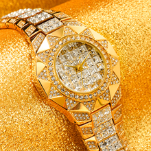 MISSFOX-reloj de cuarzo redondo y analógico para mujer, cronógrafo de marca de lujo con diamantes de acero y plata, movimiento japonés 2024 - compra barato