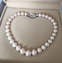 free shipping Wholesale free shipping >>charm Jew. Gorgeous Natural white 13-14mm kasumi Pearl Necklace 2024 - buy cheap