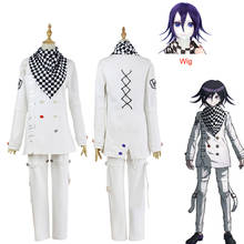 New Danganronpa V3 Ouma kokichi Cosplay Costume Japanese Game School Uniform Suit Outfit Clothes shoes Halloween Carnival Props 2024 - buy cheap