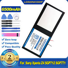 LOSONCOER-batería 100% Original para Sony Xperia Z4, 6500mAh, LIS2210ERPX, LIS2210ERPC, Tablet SGP712, SGP771, 1291-0052 2024 - compra barato