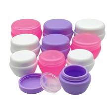 100pcs Mushroom Cosmetic Empty Jar Pot Eyeshadow Makeup Face Cream Container Bottle PP Plastic Cream Jars Sample Jar 2024 - buy cheap