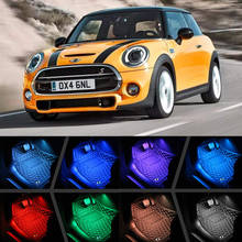 Mini welcome light cooper countryman R50/R52/R53/R55/R56/R57/R60 car door foot socket mood light interior led light 2024 - buy cheap