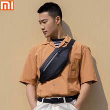 Многофункциональная спортивная нагрудная сумка Xiaomi Mijia, дорожная поясная сумка 2,25 л, может быть помещена в чайник, носимая, водонепроницаемая 2024 - купить недорого