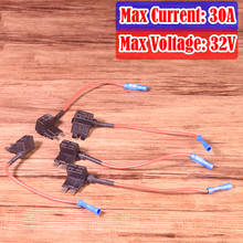 5x fusível adicionado a-circuito, adaptador de torneira, padrão at lâmina, suporte de fusível, adaptador eletrônico padrão 2024 - compre barato