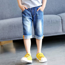 IENENS Children Boys Jeans Shorts Pants Summer Kids Denim Clothing Capris Straight Five Short Baby Boy Cropped Trousers 2024 - buy cheap