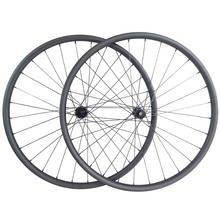 Super Light 29er carbon wheels Asymmetric MTB XC bike wheelset 28mm 23mm width 28 holes 29" tubeless wheelset 6-bolt Center lock 2024 - buy cheap