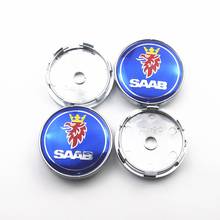 4pcs 60mm Wheel Center Hub Caps Car Emblem Badge Logo Wheel Center Cap For Saab 9-3 9-5 9-2x 9-5x Car Styling 2024 - buy cheap
