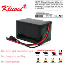 KLUOSI-batería de litio de 24V, 14Ah, 21,6 V, 6S4P, 25,2 V, con 25A BMS, para bicicleta eléctrica, patinete, silla de ruedas, Motor Cropper 2024 - compra barato