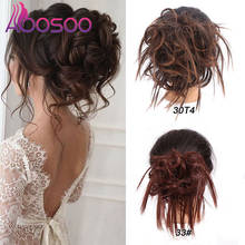 AOOSOO Synthetic hair curly messy ponytail hair hair hair hair accessories messy bun hair ring elegant bun 2024 - buy cheap