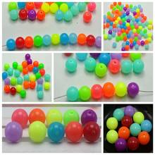 Craft DIY Mixed Neon Color Acrylic Round Beads 6mm-16mm Smooth Ball Spacer 2024 - buy cheap