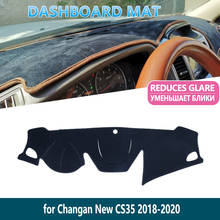 Alfombrilla antideslizante para salpicadero de coche, cubierta de parasol interior, Accesorios para Tablero de coche, para Changan CS35 2018 2019 CS 35, novedad 2024 - compra barato