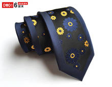 Gravatas finas masculinas de luxo com 6cm, novas, floral, com pontos, finas, clássicas, casuais, de negócios, para homens 2024 - compre barato