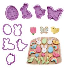 Bunny Easter Cookie Mold Baking Tools Happy Easter Decoration For Home DIY Easter Rabbit Egg Home Decor Easter Party Supplies 2024 - buy cheap