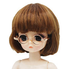 Аксессуары для кукол круглые очки ширина 4,5 см подходит для шарнирной куклы 1/6 подарок девочка игрушки фото реквизит очки для собак кошек 2024 - купить недорого