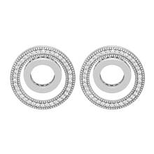 Серьги-гвоздики женские из серебра 925 пробы, сережки Brincos 2024 - купить недорого