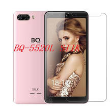 Smartphone 9H Tempered Glass for BQ BQ-5520L Silk 5520L 5.45" GLASS Protective Film Screen Protector cover phone 2024 - buy cheap
