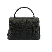 hongzhiyan Real crocodile leather women solid color flip handbag for women simple atmospheric crocodile skin bag for women 2024 - buy cheap