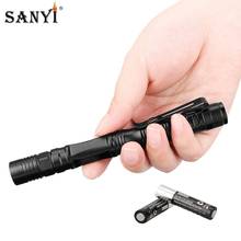 Mini Penlight 1 Switch Mode LED Flashlight Work Inspection Lamp Torch Portable Lantern AAA Battery Powered For Night Fishing 2024 - buy cheap