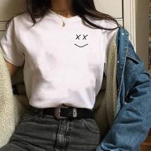 Женская футболка с карманом, футболка в стиле Харадзюку в одном направлении, женская летняя футболка, топ cue kawaii, графический Забавный гранж, tumblr young gift-L840 2024 - купить недорого