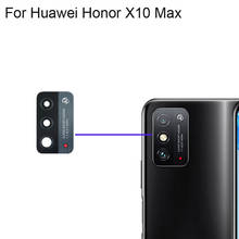 Комплект из 2 предметов высокого качества для Huawei Честь X10 Max заднее стекло объектива камеры заднего вида испытаний хорошо подходит для Huawei Honor X 10 Max Замена X10MAX 2024 - купить недорого