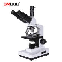 Professional Lab biological HD trinocular microscope zoom 1600X eyepiece electronic 7-inch LCD led Light smartphone stand USB 2024 - buy cheap