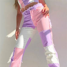 Pantalones vaqueros Y2k para mujer, ropa de calle elegante, de cintura alta, recta, estética Y2k 2024 - compra barato