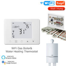 WiFi Smart LCD Wall-Hung Gas Boiler Water Underfloor Heating Temperature Controller Smart Life Tuya App Remote Control 2024 - buy cheap