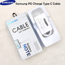 Original Samsung PD Fast Charger Cable Dual USB-C Type C Line For Galaxy S20 Ultra S10 Plus Note 10 Pro 10+ A70 A70S A90 A71 A91 2024 - buy cheap