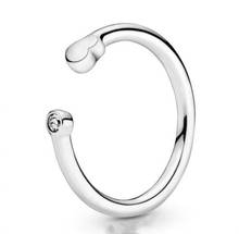 Женское кольцо из серебра 925 пробы, с кристаллом 2024 - купить недорого