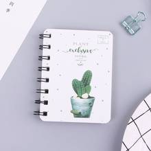 Cuaderno con forma de Cactus para diario, libreta en espiral, Bloc de notas, suministros de oficina, Bloc de notas 2024 - compra barato
