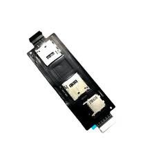 1pcs New Dual Sim Card Reader Slot Socket Holder Flex Cable Connector For Asus ZenFone 2 Zenfone2 ZE551ML ZE550ML 2024 - buy cheap