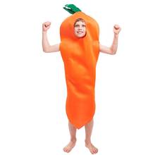 Halloween Christmas party Costume For Boys Girls Child Carrot Costume Carnival Costume Kids Cute Vegetable Cosplay  Costumes 2024 - buy cheap