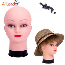Alileader Cheap New Style bald Block Head Mannequin Head Wig Making Display Styling Head Mount Hole With Free T-pins Doll Head 2024 - buy cheap