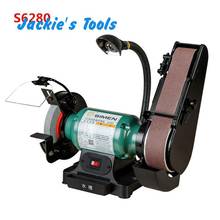 220V Electric Belt Sander Knife grinding machine Polisher 2850RPM with work lamp 6 inch S6280 brand new 2024 - buy cheap