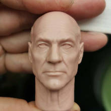 Blank 1/6 Scale Professor X Head Sculpt Unpainted Fit 12" Figure B Style 2024 - buy cheap