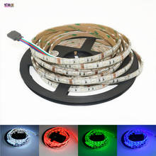 100 meters DC12V 5m/roll 5050 RGB LED Strip Light 60LED/M 300LEDs IP20 IP65 Waterproof Flexible Tape For Family Party Decoration 2024 - buy cheap