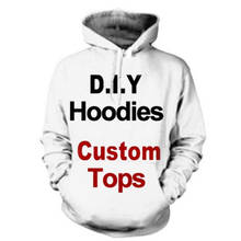 DropShipping Custom Logo Hoodies Women Men DIY Logo Text Photo Pullover Sweatshirt With Pocket Moletom Hop Hip Streetwear 2024 - buy cheap