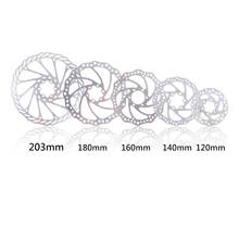 Ztto 120mm/140mm/160mm/180mm/203mm 6 polegadas de aço inoxidável bicicleta rotor disco para mountain road cruiser peças freio da bicicleta 2024 - compre barato