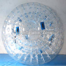 Free Shipping Giant Transparent Adult Inflatable Zorb Ball / Body Zorb Ball For Outdoor Grass Game 2.5m Diameter 2024 - buy cheap