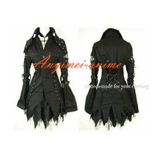 Fondcosplay-Camisa de algodón negra de moda, falda, disfraz de hiphop gótico, Tripp, Lolita, Punk, hecho a medida [CK495] 2024 - compra barato