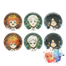The Promised Neverland Anime Metal Badge Emma Norman Ray Cute Metal Badge Brooch Pins 2024 - buy cheap