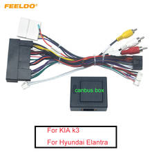 FEELDO Car Radio Audio 16PIN Android Power Calbe With Canbus Box For Hyundai Elantra KIA K3 Sorento Wiring Harness Adapter 2024 - buy cheap