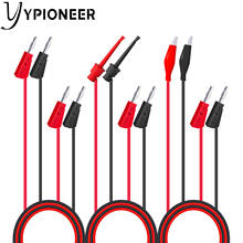 YPioneer-multímetro P1051B, Kit de cables de prueba, 4mm, apilable, enchufe Banana a Banana, Mini Grabber, gancho de prueba, pinzas de cocodrilo 2024 - compra barato